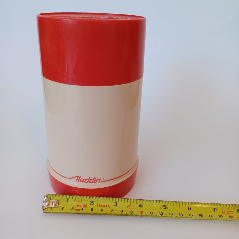 Aladdin Vintage Thermos Classic Red Wide Mouth - Picture 11 of 13